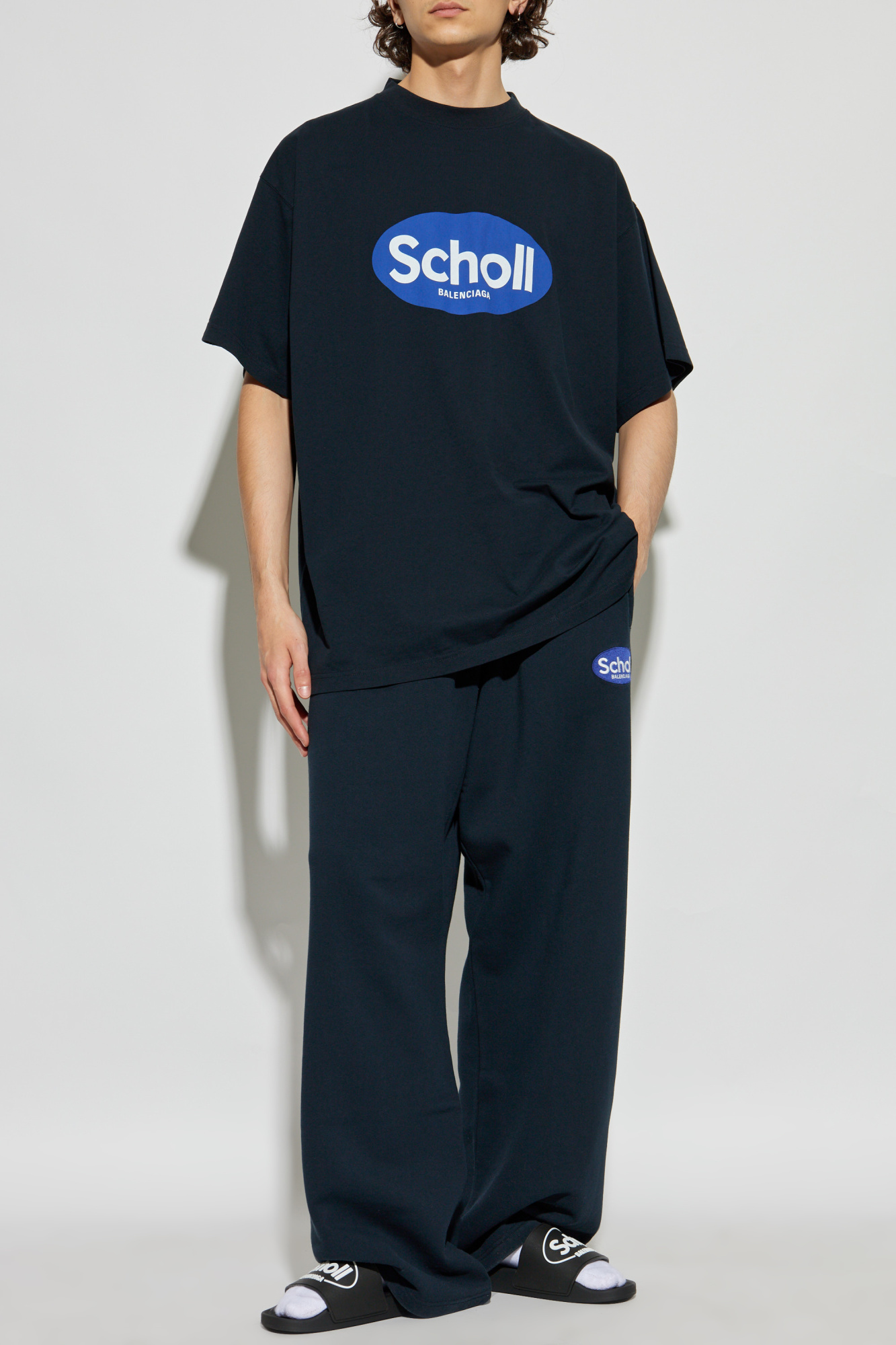 関税込＆特価☆New☆【BALENCIAGA X Scholl】ロゴプリントT Balenciaga Balenciaga x Scholl | Men's Clothing | Vitkac
